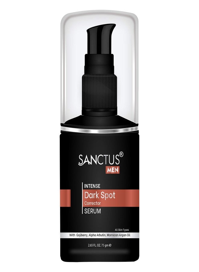 SANCTUS Dark Spot Corrector Serum For Spotless Skin - Organic Skin Lightening Brightening & Nourishing Serum For MEN - 75gm - Image 1