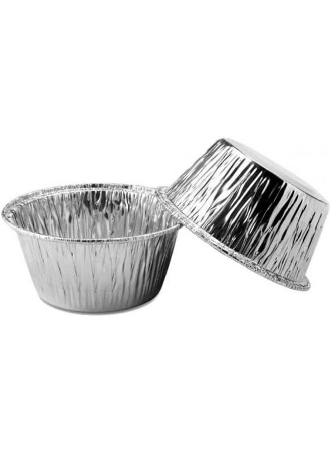 ALSAQER Alsaqer Bakhoor Burner Aluminium Cups 40 Pcs Set | Cake Mold Aluminium Cups | Madkhan Ash Aluminium Cups | Mabkhara | Oud Burner | Incense Burner Ash Removal Aluminium Cups-Medium  - Image 1