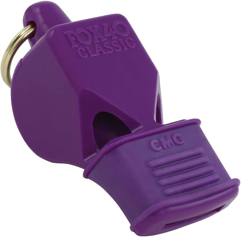 FOX40 Fox 40 CMG Whistle with Cushioned Mouth Grip Purple - Image 2