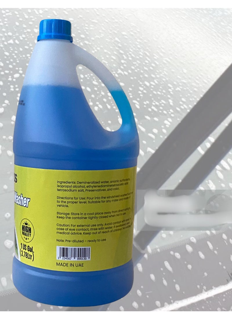 Ready To Use Windshield Washer Fluid, 3.78 Litres for Windscreen Washing, Pre-diluted - pzsku/ZEBCE6210C0182B63EA9AZ/45/_/1734214579/af6913c7-db30-48f4-89ed-6e0ae475a28a