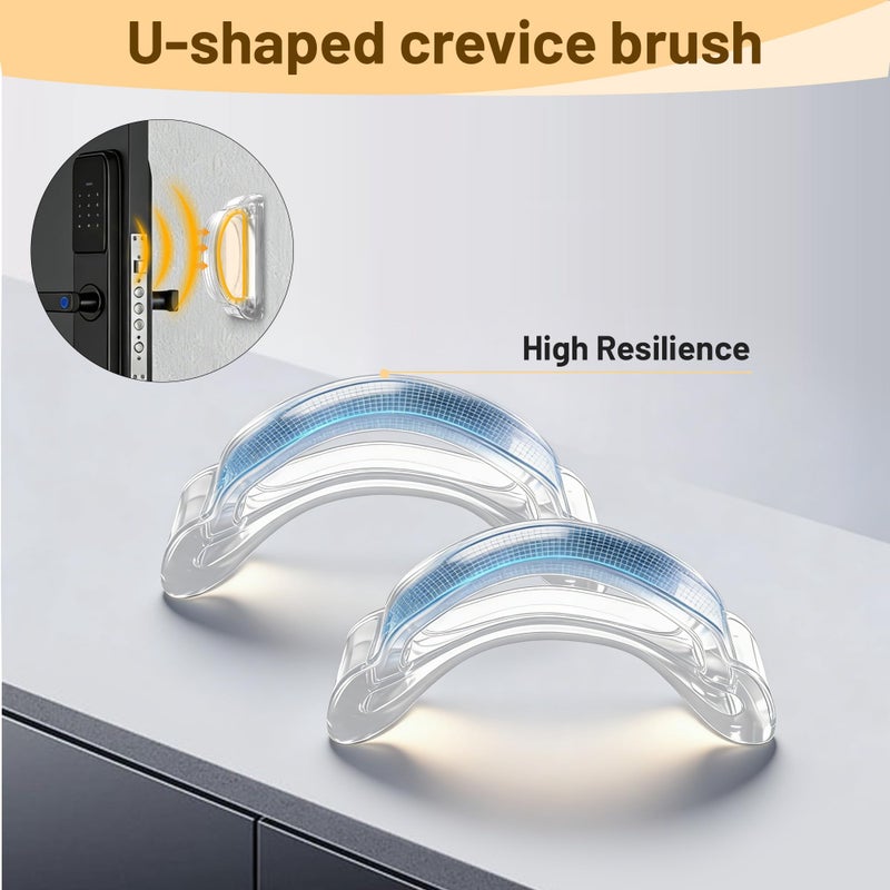 Violibar 6PCS Furniture Bumpers Clear, Door Stoppers for Walls, Cabinet Door Bumper, 4D Double-layer Airbag Cushioning, Silencing pad, Anti-collision pad for Refrigerator, Cabinet, Toilet covers, Table corners - Image 3