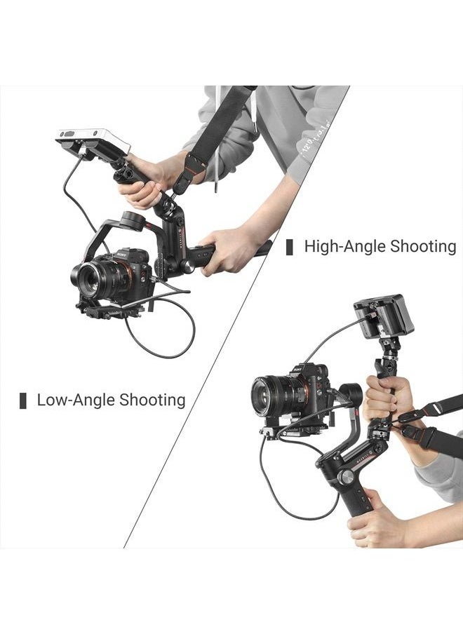 SMALLRIG - SmallRig Handle Grip Handgrip for Zhiyun-Tech WEEBILL-S Gimbal with Cold Shoe Mount Built-in Wrench, Multiple Threaded Holes - BSS2636 - Image 1