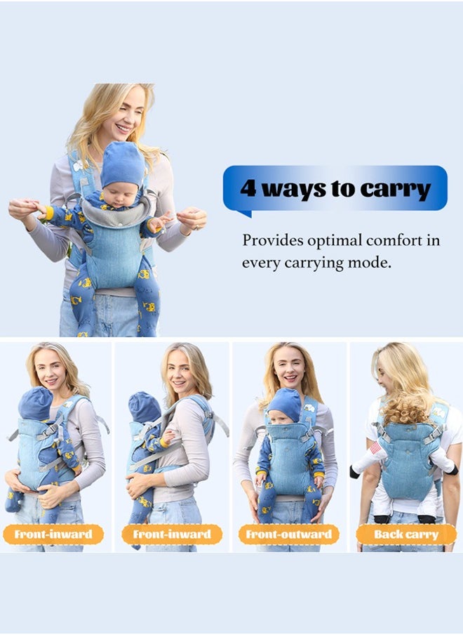 Aissiora Baby carriers Multifunctional baby carrier Baby lumbar stool Comfortable,Breathable Suitable for babies aged 0-36 months  - Image 4