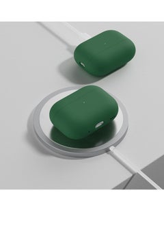 Generic Compatibility With for AirPods Pro 2nd Generation Case Cover(2022), Protective Soft Silicone Skin Accessories for Men Women Boys Girls for Apple AirPods Pro Gen 2, Front LED Visible (Clover Green)  - Image 3
