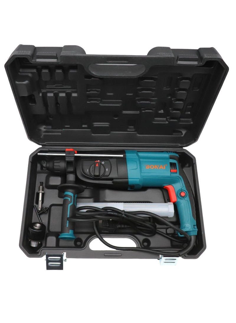BONAI - Variable Speed Rotary Hammer Drill 1-1/4 inch, 26mm SDS Plus Demolition Hammer for Concrete Drill 13Amp, 4 Functions Reduced Vibration System With 360° Rotating Auxiliary Handle - Image 1
