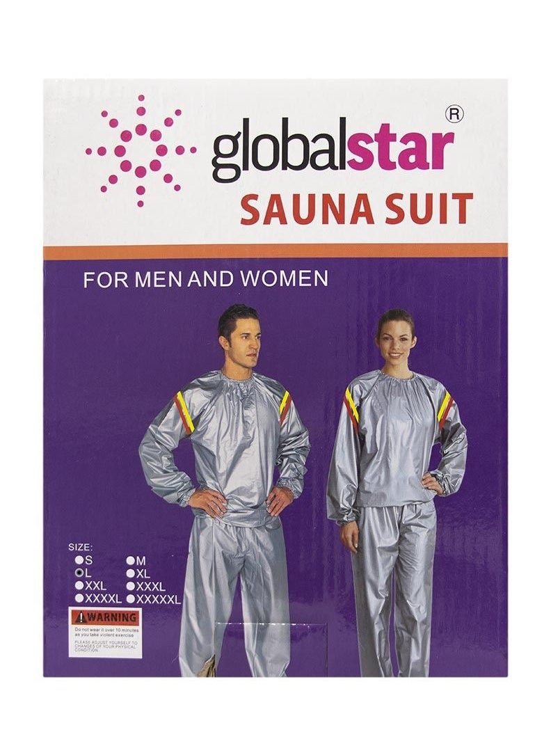 Global Star Beauty Star Slimming Sauna Suit Size-L  - Image 2
