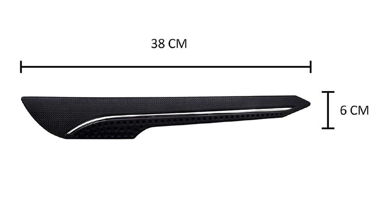 MIZZEO Car Front and Rear Corner Bumper Guard Protector, Anti-Collision, Anti-Scratch Bumper Protector (Pack of 4) Compatible with Tata Punch (2021-2023) - Image 5