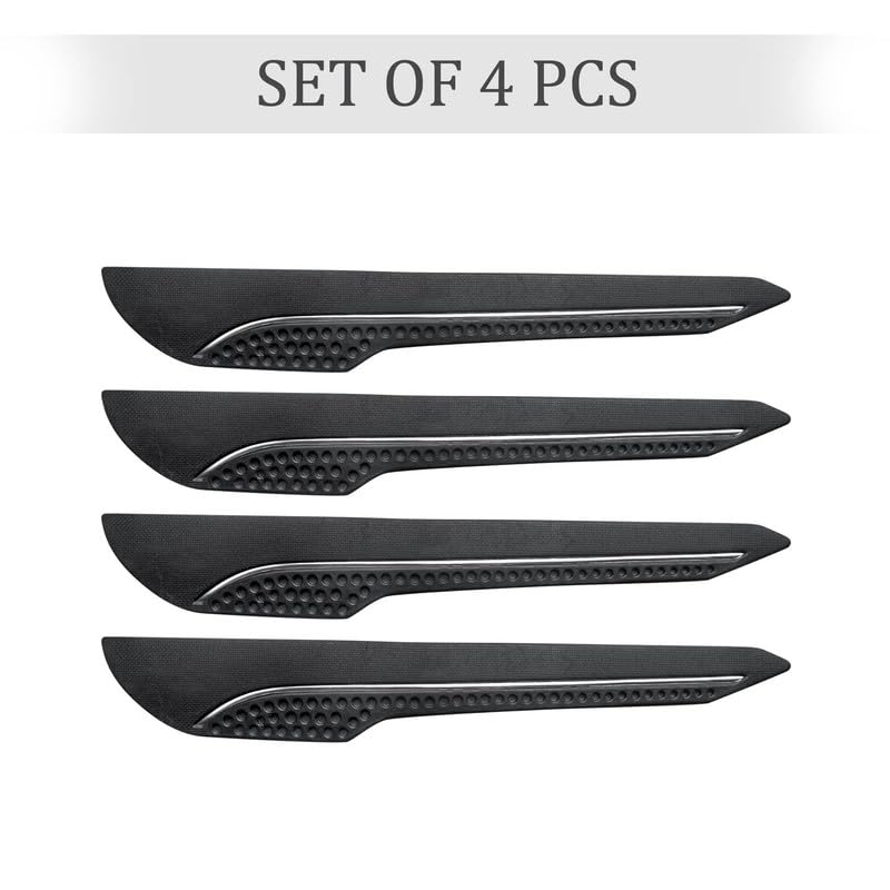 MIZZEO Car Front and Rear Corner Bumper Guard Protector, Anti-Collision, Anti-Scratch Bumper Protector (Pack of 4) Compatible with Tata Punch (2021-2023) - Image 2