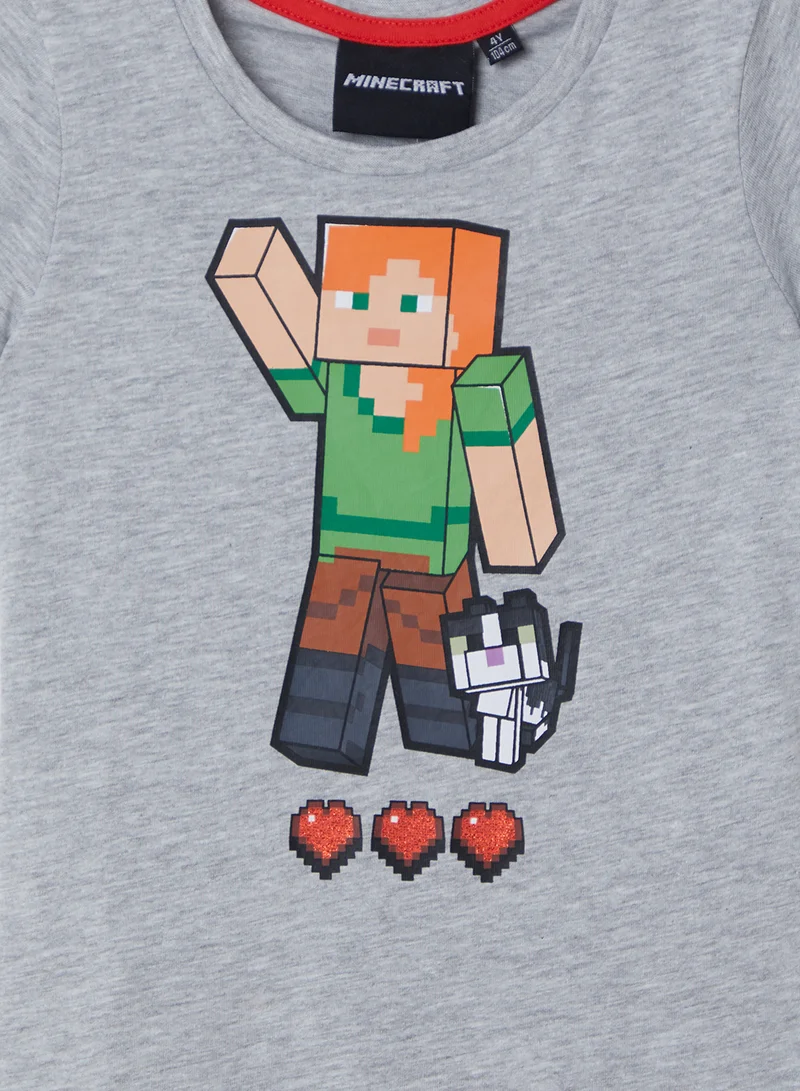 MINECRAFT MINECRAFT Girls Printed T-shirt