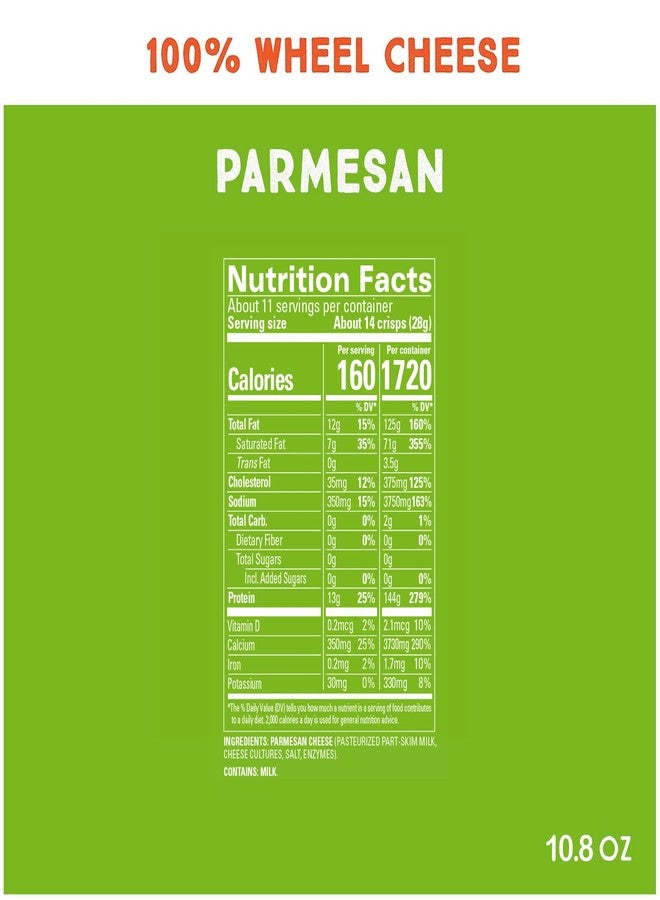 Whisps Cheese Crisps Parmesan Cheese | Protein Chips | Healthy Snacks | Protein Snacks, Gluten Free, High Protein, Low Carb Keto Food (6 Oz, 2 Pack) - Image 3