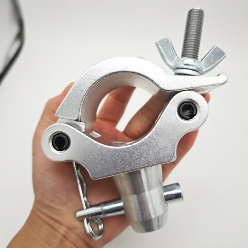Douzime 2" Aluminum Wrap-Around Coupler Clamp for 42-51mm Stage Lighting Truss Clamps Pipe 660 lbs Weight Capacity - Image 3