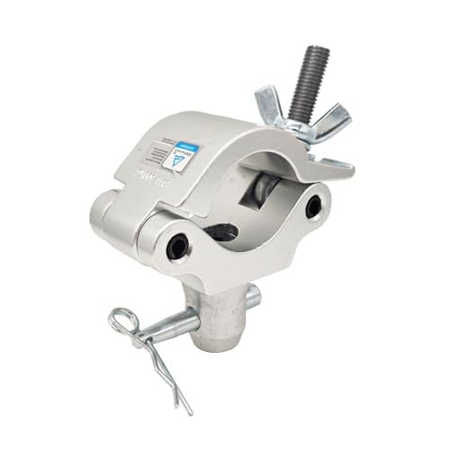 Douzime 2" Aluminum Wrap-Around Coupler Clamp for 42-51mm Stage Lighting Truss Clamps Pipe 660 lbs Weight Capacity - Image 1