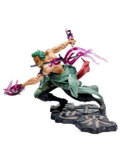 Trunkin Trunkin Rubber | One Piece Roronoa Zoro Battle Mode Action Figure | Three Thousand World Anime Figure Doll Model Statue | Anime Pvc Figurine, Multi Colour, Large,10 X 10 cm  - Image 4