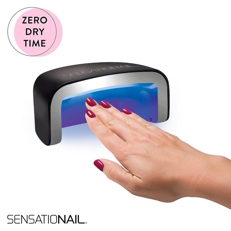 SensatioNail مجموعة طلاء الأظافر جل/UV من Sensationail، مجموعة بداية للتعبئة، مانيكير بدرجة صالون يدوم طويلاً، أساسيات الأظافر للمبتدئين، تدوم حتى 2 أسبوع، مجموعة مكونة من 4 قطع - Image 3