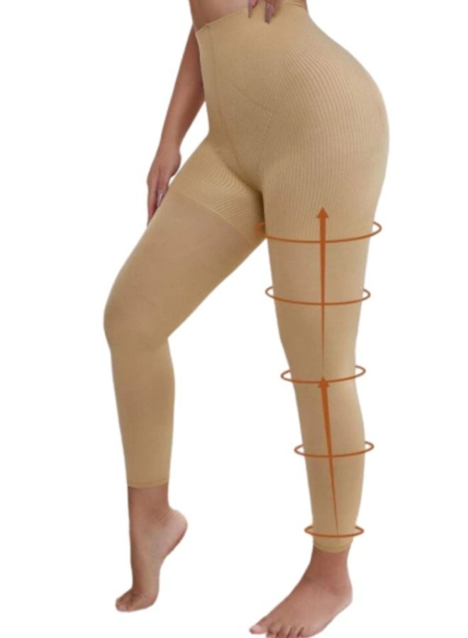Fstyle Medical Leggings with a High Waist Suitable for Varicose Veins Size M - Image 1