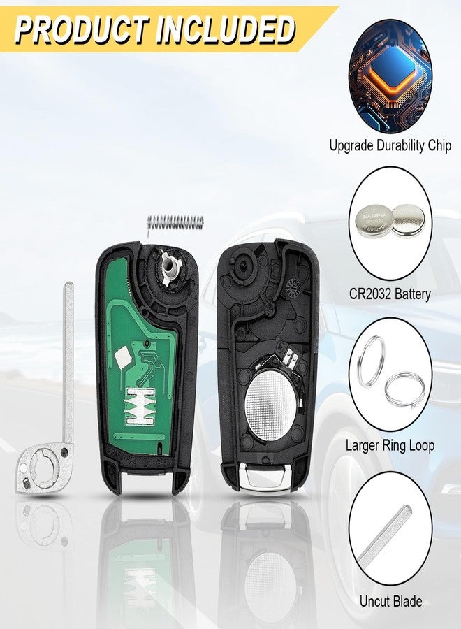 Vurkcy Key Fob Replacement for 2010-2019 Chevrolet Equinox, OHT01060512, 2pcs - Image 5