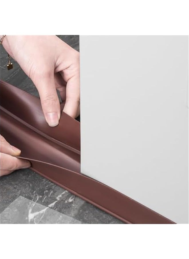 TRASSLE 96cm Door Joint Sealing Strip Adjustable soundproof and Windproof Strips -Used to Block Cold air, Noise, Sound, dust, Light,and Odor  - Image 3