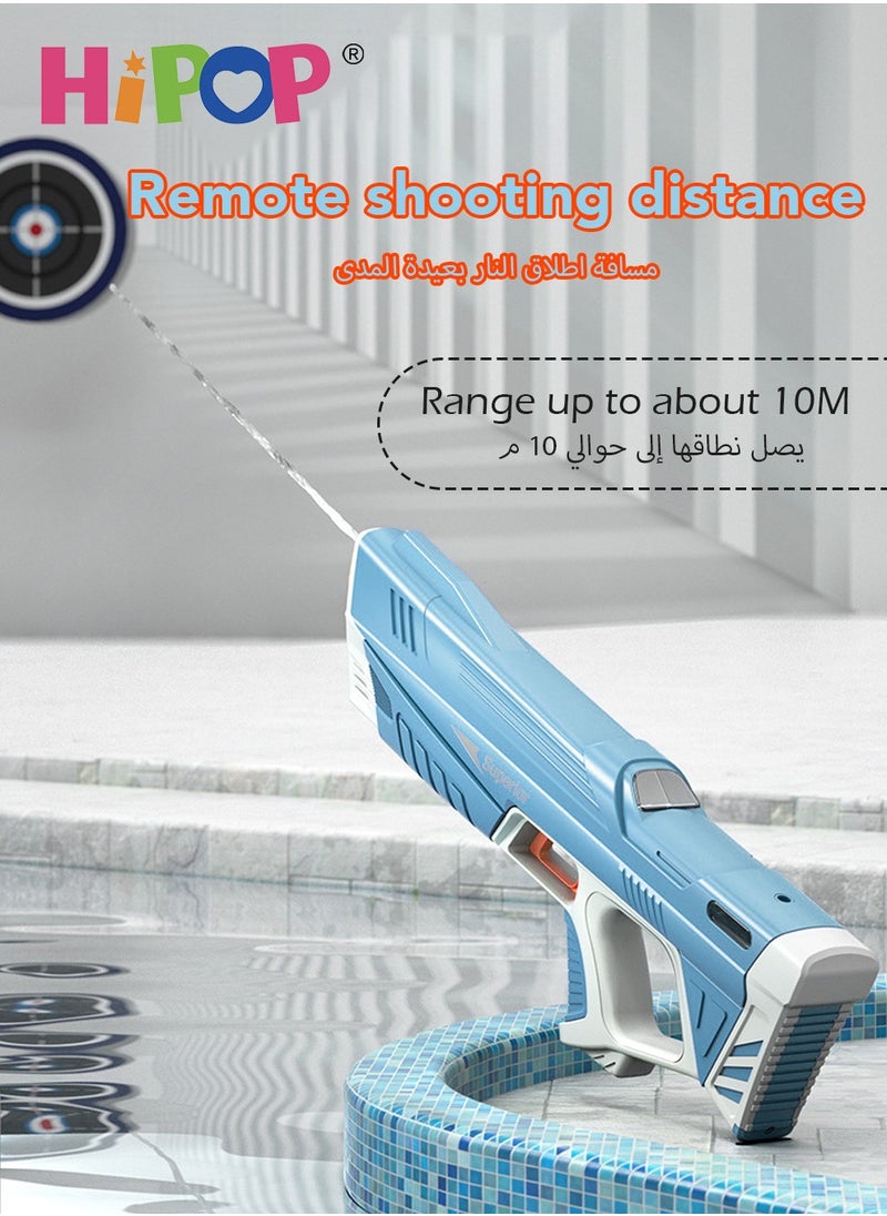 HIPOP Water Gun Toy for Kids,Realistic Water Blasters Model That Absorbs Water Automatically,Water Battle Game Toy Gun  - Image 2