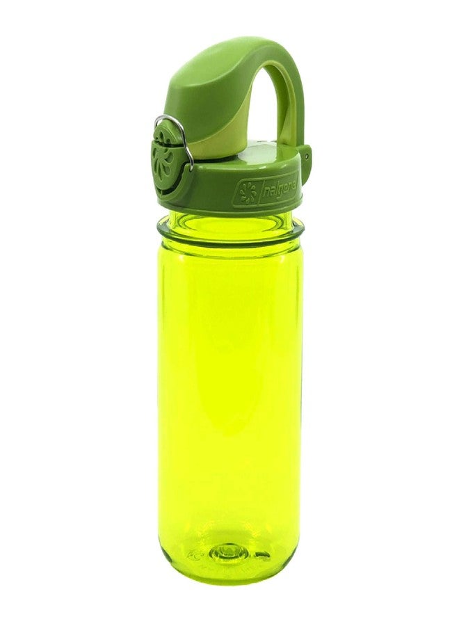 Nalgene Kids On The Fly Water Bottle, Leak Proof, Durable, BPA and BPS Free, Carabiner Friendly, Reusable and Sustainable, 12 Ounces, Green - Image 1