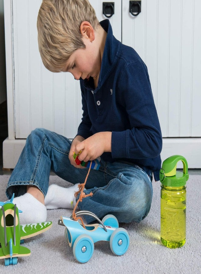 Nalgene Kids On The Fly Water Bottle, Leak Proof, Durable, BPA and BPS Free, Carabiner Friendly, Reusable and Sustainable, 12 Ounces, Green - Image 3