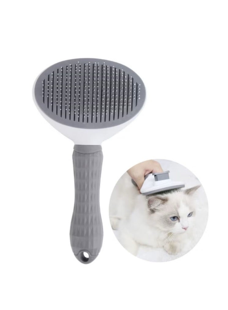 SKY-TOUCH Pet Cat Brush for Shedding and Grooming, Dog Hair Removal Brush, Pet Groomer Shedding Grooming Tools Combs Rakes, Cats Brush for Short or Long Haired Removes Loose Hair and Tangles - Image 1