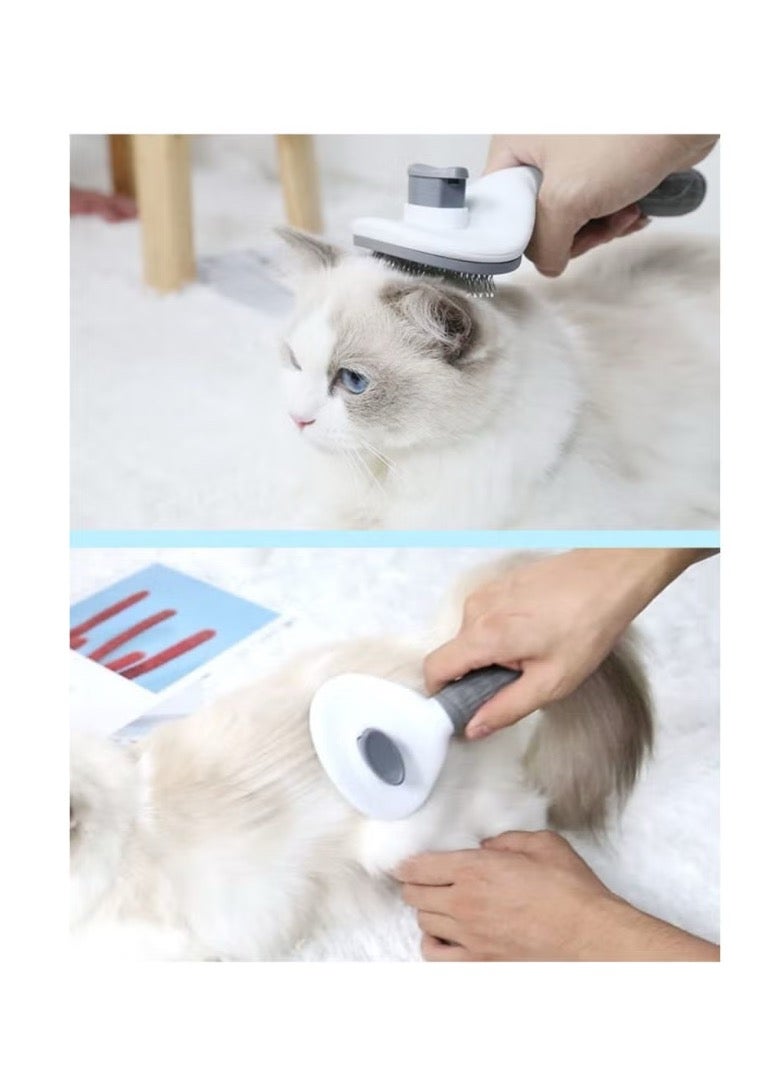 SKY-TOUCH Pet Cat Brush for Shedding and Grooming, Dog Hair Removal Brush, Pet Groomer Shedding Grooming Tools Combs Rakes, Cats Brush for Short or Long Haired Removes Loose Hair and Tangles - Image 2