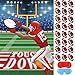 Abilat Pin The Football on The Goalpost Game Poster Large Size with 24 Football Stickers for Kids Boys Sports Theme Party Tailgate Classroom Family Game Day Decor Supplies - Image 2
