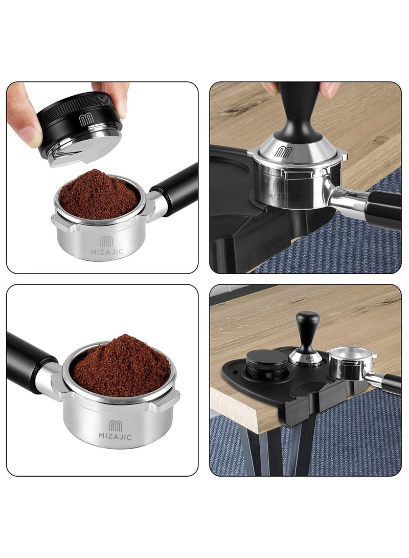 مزاجك فلتر القهوة بدون قاع 54 مم لماكينات القهوة سلسلة Sage/Breville Barista 870/875/878/880، فلتر مكشوف مع سلة من الفولاذ المقاوم للصدأ ومقبض ABS - Image 5