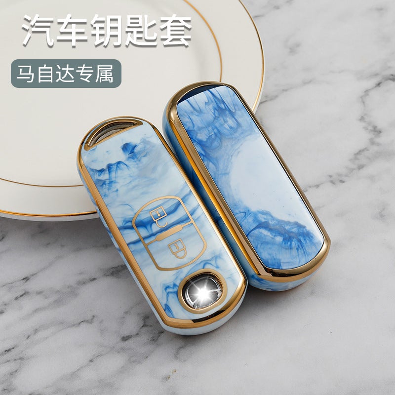 Suitable For Mazda Atz Car Key Case Cx-5/Cx-8/Cx-4 Shell Buckle All-Inclusive High-End Personalized Men And Women - Image 5