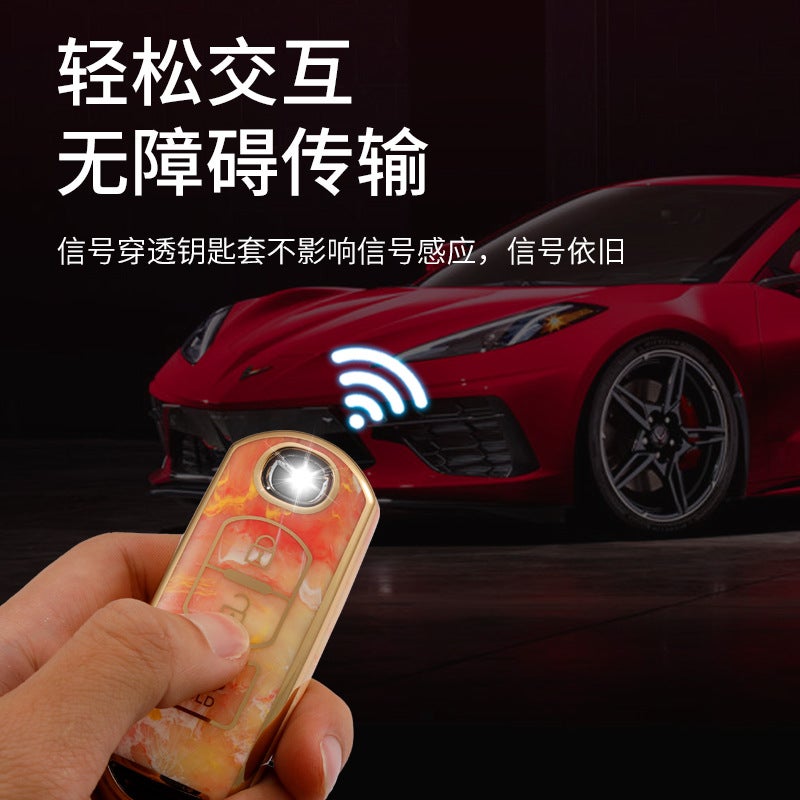 Suitable For Mazda Atz Car Key Case Cx-5/Cx-8/Cx-4 Shell Buckle All-Inclusive High-End Personalized Men And Women - Image 3