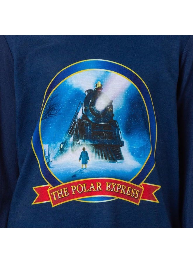 INTIMO The Polar Express Girls' Train Movie Film Sleep Jogger Pajama Set (7/8) - Image 3
