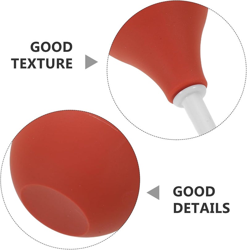Artibetter Ceramic Craft Tool Set Clay Extruder and Pottery Glaze Applicator with Precision Needle Tips Red Squeeze Bottle for Slip Trailing and Clay Decorating in Pottery Making - Image 3