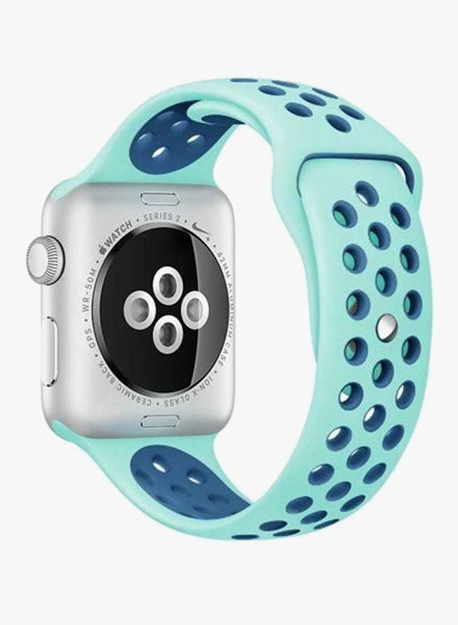 NIBEMINENT Replacement Sport Wrist Band For Apple Watch Series 3/2/1 42millimeter Multicolour - Image 2