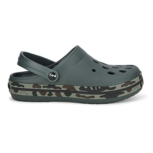 Campus Men's GC-4001 Olive Clogs - 6UK/India GC-4001 - Image 2