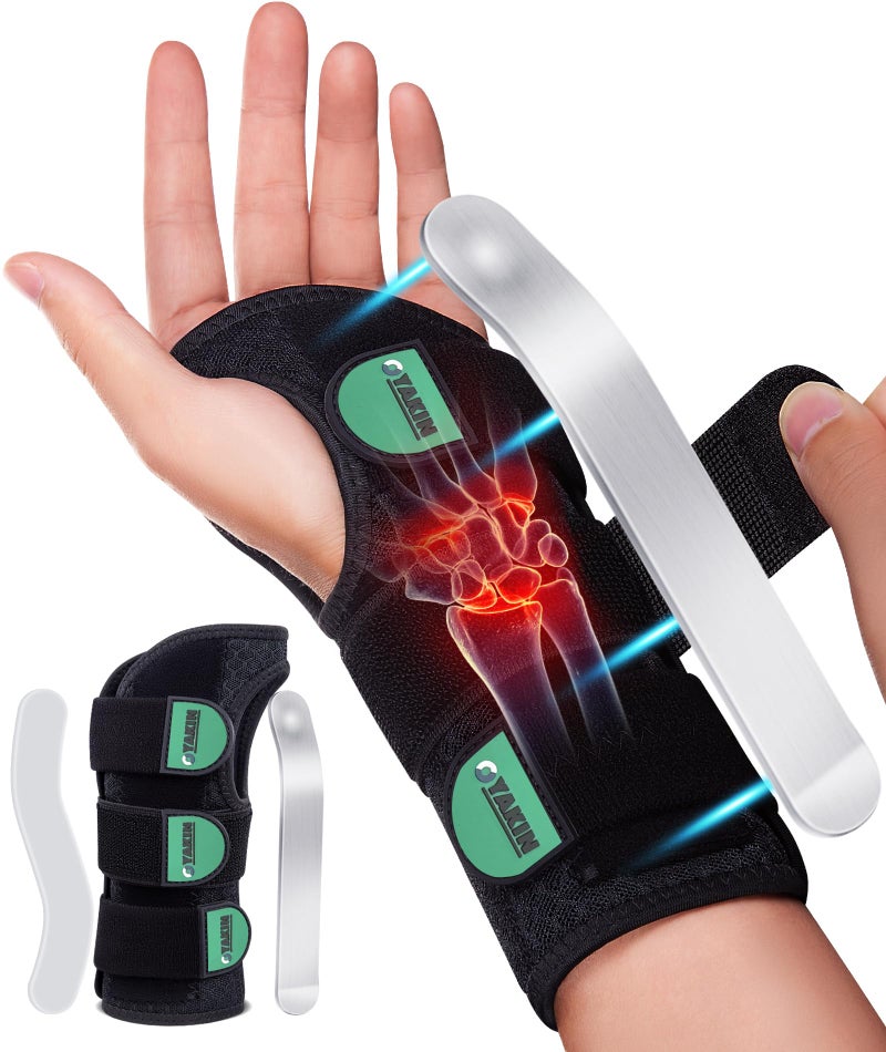 Oyakin Wrist Brace for Carpal Tunnel Night Support Adjustable Wrist Splint for Tendonitis Arthritis Sprains Wrist Pain Relief Comfortable Hand Brace for Men and Women Right Left Hand - Image 3