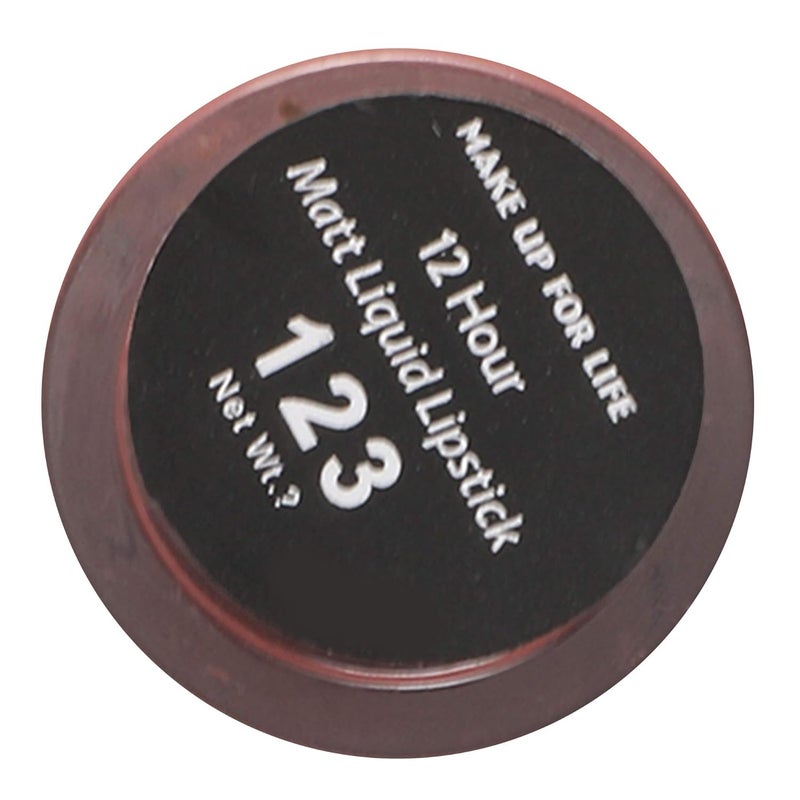 MAKE UP FOR LIFE 12 Hr Liquid Lip Gloss123 Baby Pink 5 g - Image 4