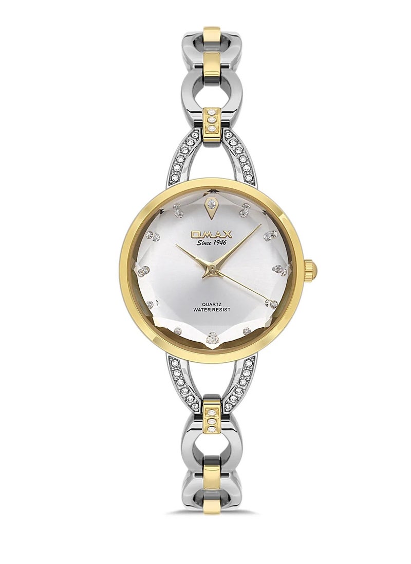 OMAX - Omax Women's Luxury Wrist Watch, Watches for Women, Stainless Watches, Steel Silver Band, Analog Dial, Waterproof Watch, 1 Year Warranty - Image 1