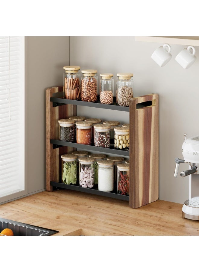 NIUB 3 Tier Bathroom & Kitchen Counter Organizer, Countertop Bathroom Storage Shelf, Counter Tray and Vanity Organizer - Image 3