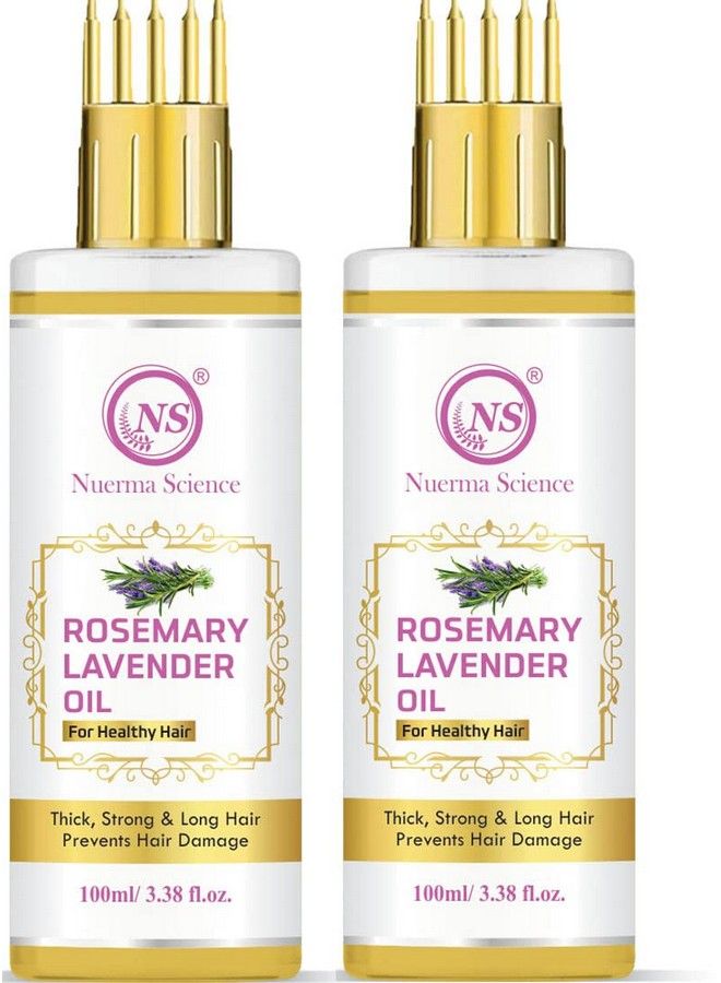 Nuerma Science Rosemary Lavender Oil For Anti Hair Fall Anti Dandruff (100 Ml Each Pack Of 2) 200 Ml - Image 2
