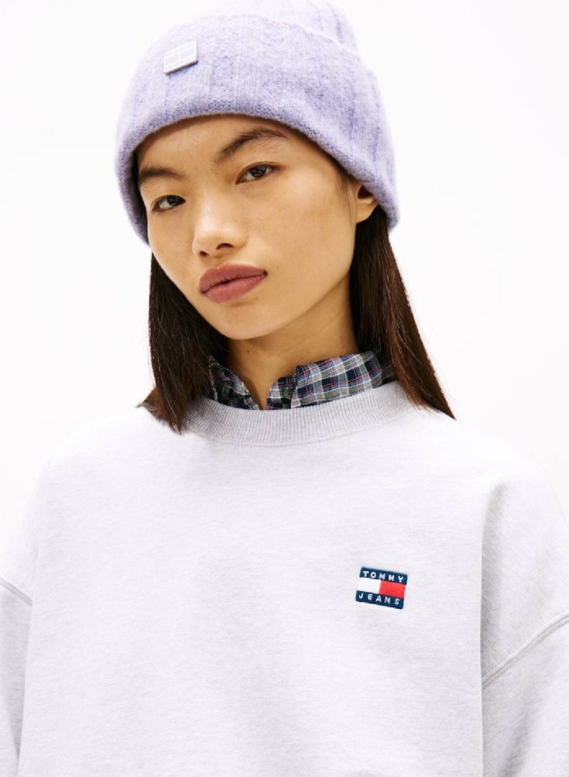 TOMMY JEANS Logo Badge Relaxed Sweatshirt - Image 4