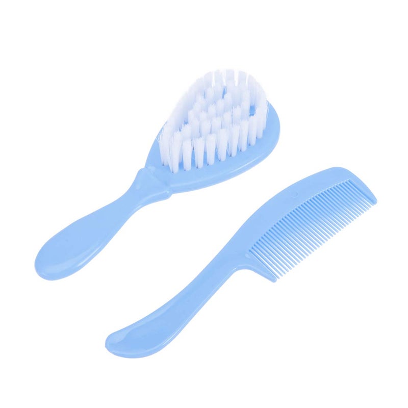 SUPVOX Baby Baby Massage Comb Hair Brush and Comb Set Hairbrush with Soft Goat Bristles for Newborn Infant Hair Brush Toddlers Baby Head Massager - Image 1