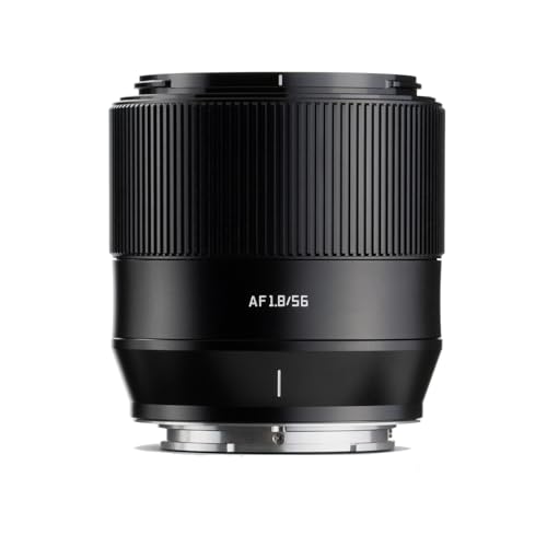 TTartisan AF 56mm F1.8 APS-C Autofocus Lens for Sony E Mount Camera A5000 A5100 A6000 A6100 A6300 A6400 A6500 A6600 NEX-3 NEX-3N, Large Aperture, Support Type-c Upgrade, Eye Auto Focus, ED Element - Image 1