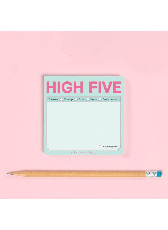 Knock Knock High Five Sticky Notes (Pastel Edition)  - Image 4