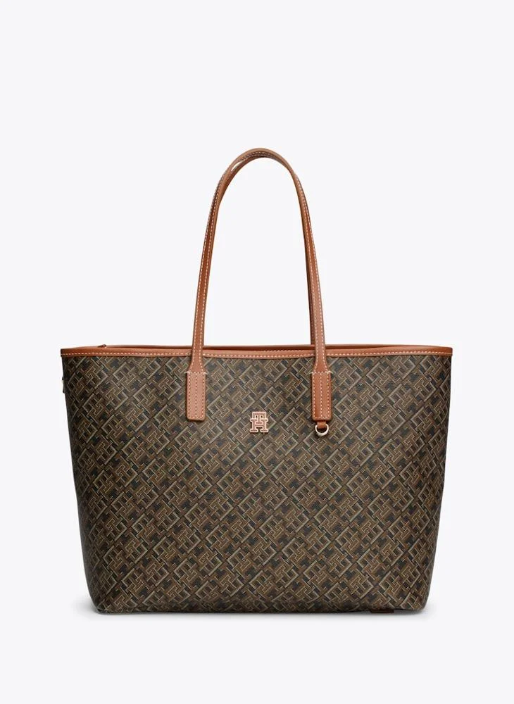 تومي هيلفيغر Monoplay Leather Tote
