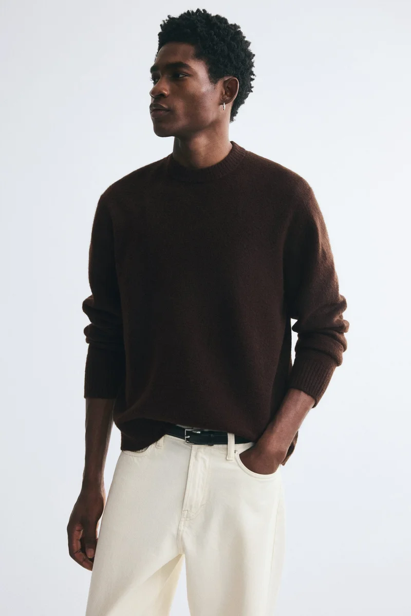 H&M Regular Fit Brushed jumper