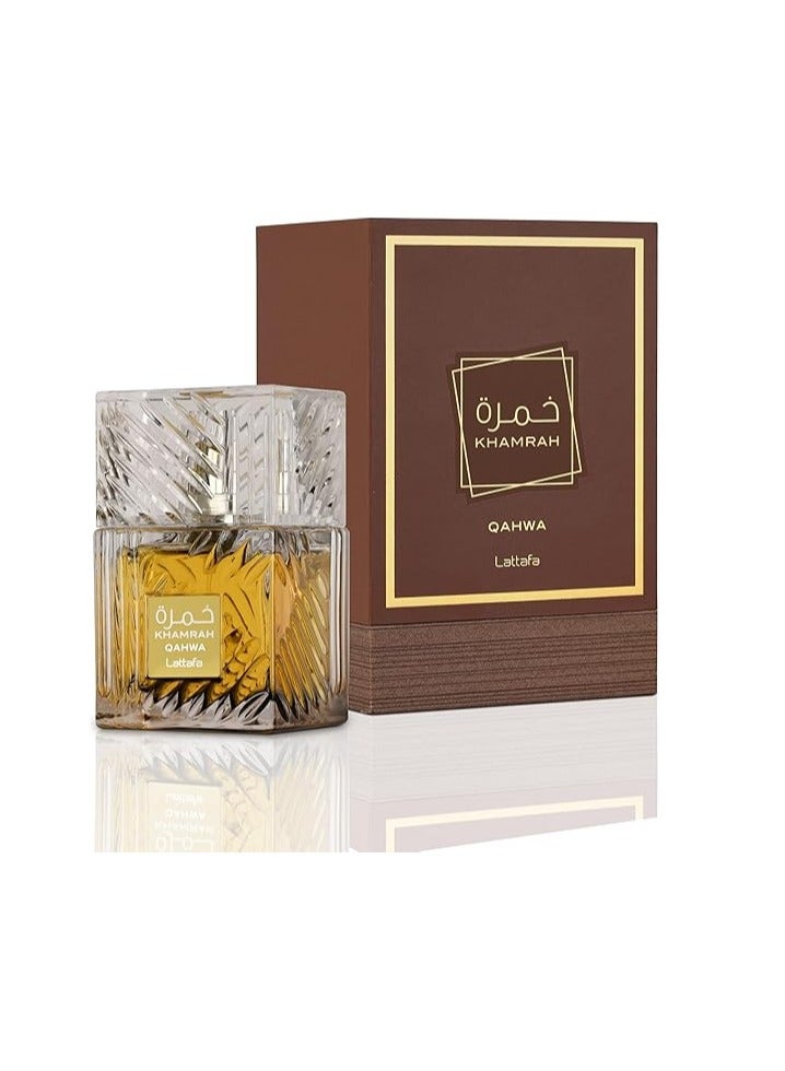 Lattafa Khamrah Qahwa Eau De Parfum 100 ml - Image 4