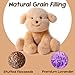 Gudisi Microwavable Weighted Dog Stuffed Animals for Warmth Comfort Heatable Lavender Scented Cute Soft Plushie Toy Gift for Boys GirlsKids Adults - Image 4