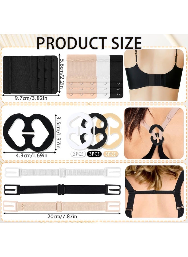 SUNSAR 15 Pieces Bra Strap Clips Racer Back, Bra Clips to Hide Straps for Women - Image 2