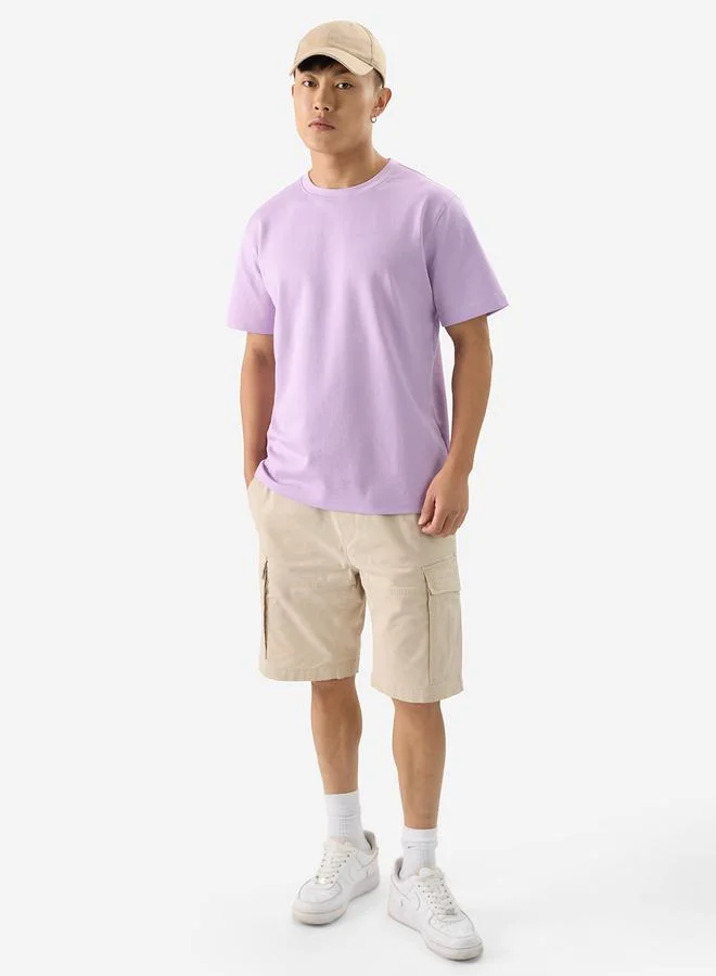 ذا سوليد ستور تيشيرت كاجوال سادة