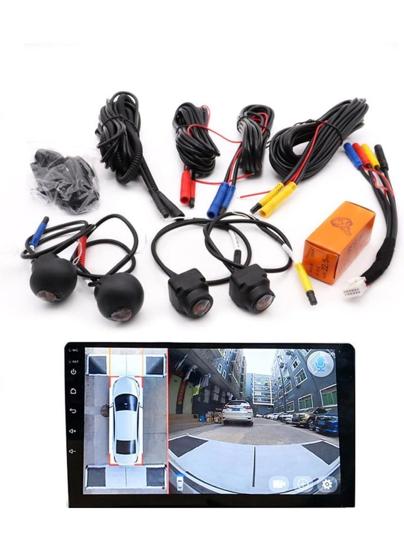 JBL 9 Inch JBL Android Car Stereo 4GB RAM 64GB ROM with 360° Panoramic Camera | Wireless Apple CarPlay & Android Auto | QLED Touchscreen | WiFi Bluetooth GPS | Arabic & English System | Car Radio Multimedia Player - Image 2